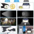 thumbnail image 2 of Luces solares para exteriores, luces solares para exteriores, luces solares para exteriores Banral 10led con sensor de movimiento, nivel impermeable Ip67, ángulo ajustable 120, Lig Feliz Sencillez, 2 of 5