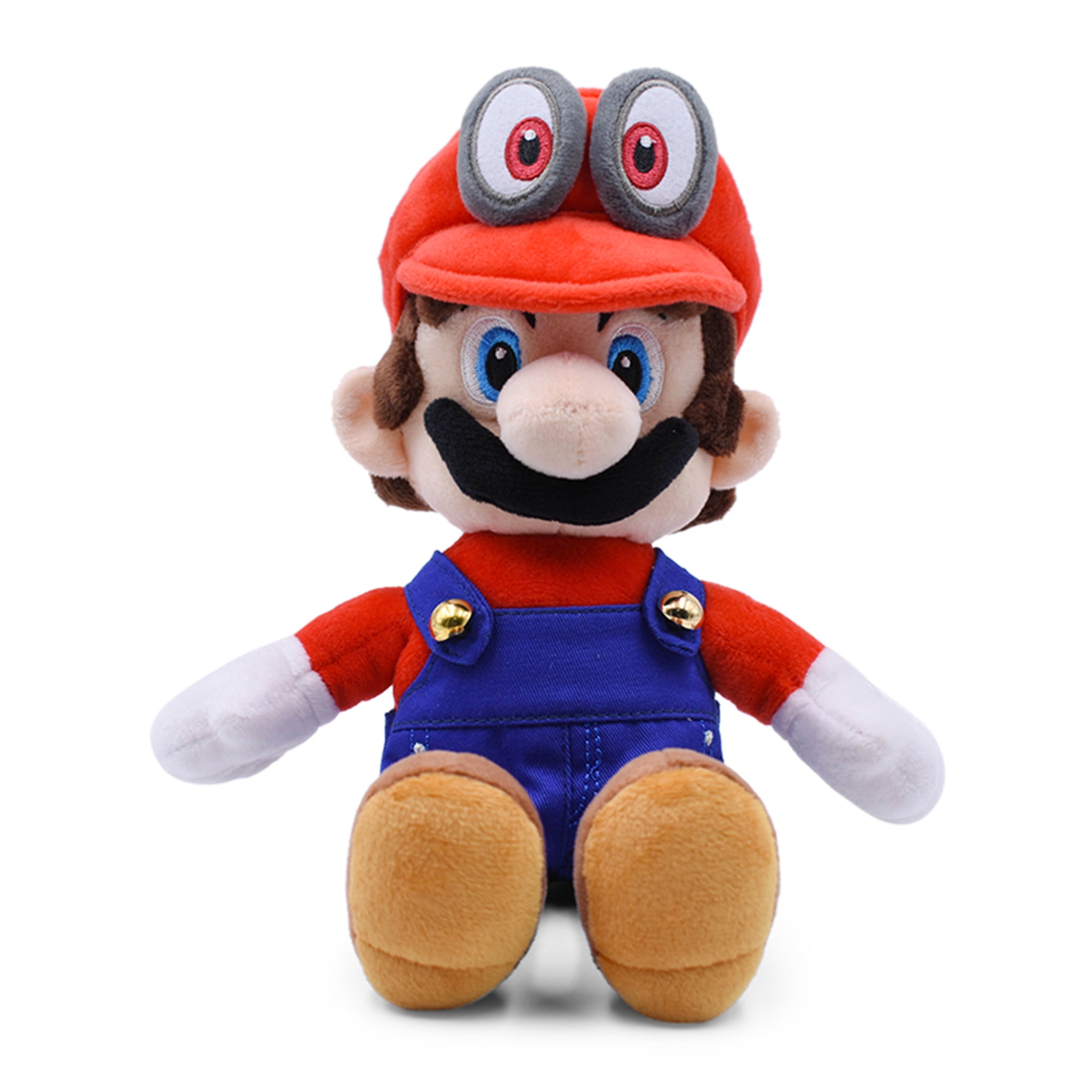 Super Mario 7.5' Sitting Posture Mario Wearing Bonneter Red Hat