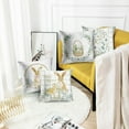 thumbnail image 2 of Happy Easter Throw Pillow Covers 18x18, Home Decor Outdoor Set of 4 Polyester Pillow Cases Decorative for Bed Sofa Cushion Couch Pillowcases, 2 of 6
