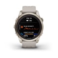 thumbnail image 2 of fenix 7S Pro Saph Solar, Soft Gold SS w/Lt. Sand Band Garmin fenix 7S Pro, 2 of 8