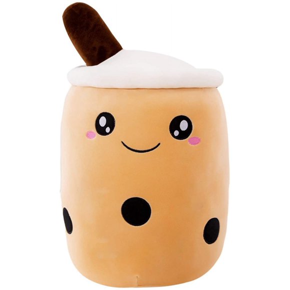 9.5 Inch Boba Tea Plush Mini Kawaii Plushies Toy Cute Bubble Milk Tea Squishy So