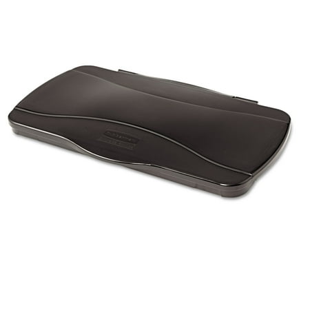 Rubbermaid Commercial Hinged Lid for Vented Slim Jim 20 3/8 x 11 3/8 x 2 3/4 Black 267400BK