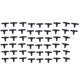 thumbnail image 2 of 600 Piezas (30 Pares) Kit de Riego de JardíN Gotero de Atomización Ajustable Junta T de Conexión de Atomización Kit, 2 of 8