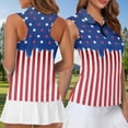 thumbnail image 4 of Garronmavis 250th Anniversary Matching Golf Shirts for Couple with Collar Tank Top Women's Matching Hawaiian Golf Shirt for Couple Racerback Design for Yoga or Daily Wear Fit Plain, 4 of 6
