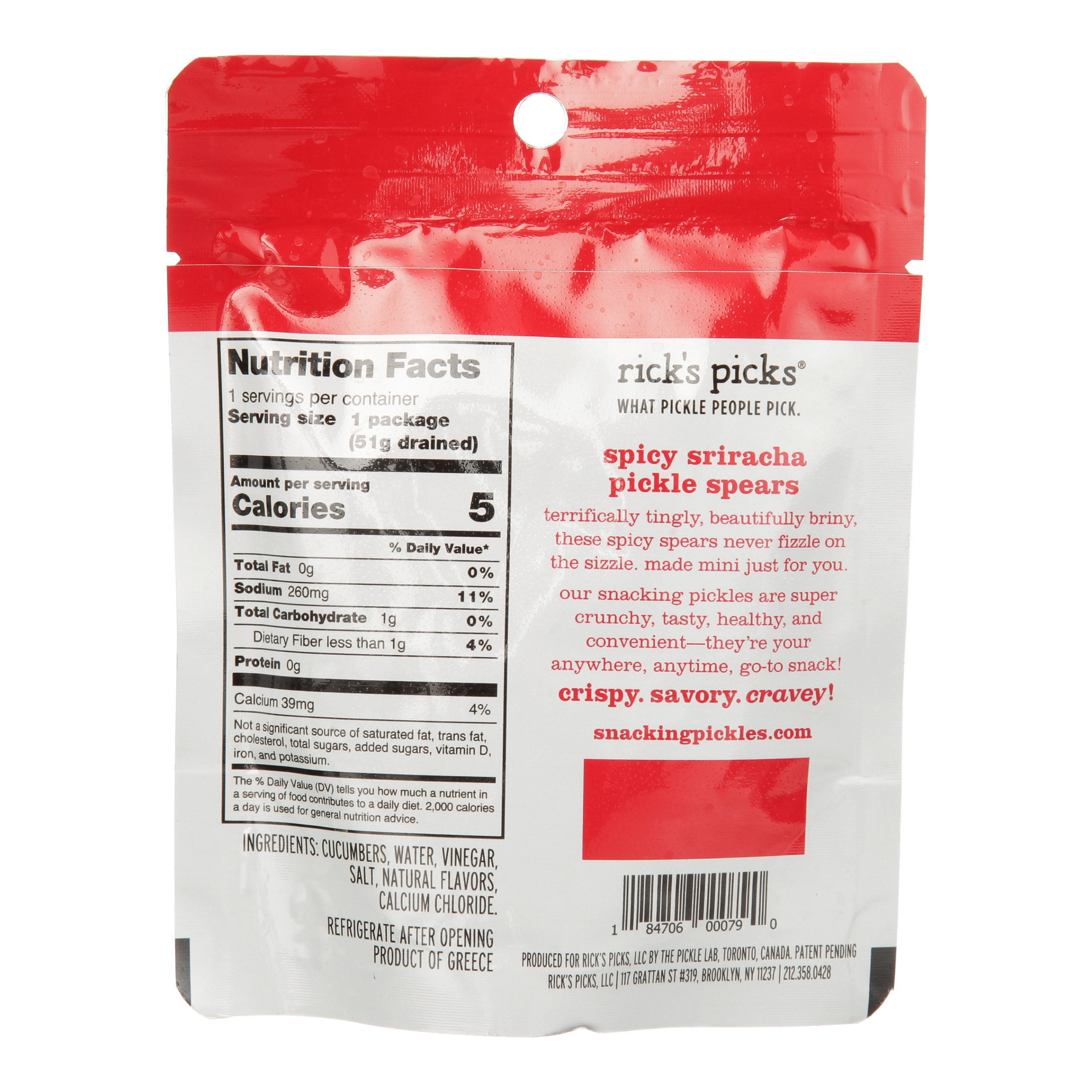 Rick's Picks Variety Pack Snacking Pickles 5 Pack