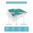 thumbnail image 4 of Twin XL Quilt Bedding Set, Teal Green Starfish Coastal Reversible Summer Quilt 3 Pieces, Shell Summer Beach Nautical Lightweight Bedspreads Coverlets with 2 Pillow Shams for All Seasons, 4 of 5
