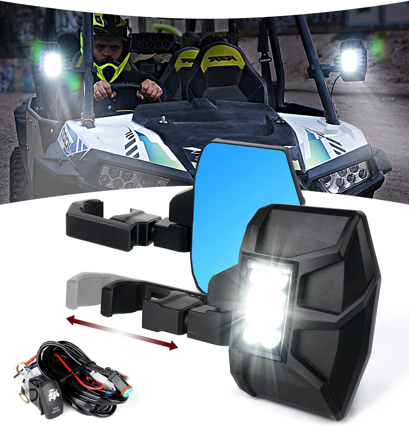 Fits Polaris RZR Roll Cage (1.75-2