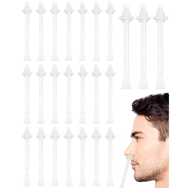 50 unidades de varillas de cera para la nariz, kit de cera para la nariz, aplicadores de cera para la nariz para hombres y mujeres, varillas para fosas nasales, orejas, limpieza facial