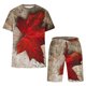 thumbnail image 5 of Mens Pantalones Casuales Cuello Redondo Impresión de Manga Corta Blusa Y Pantalones Cortos Traje, Pantalones de Traje para Hombres, 5 of 5