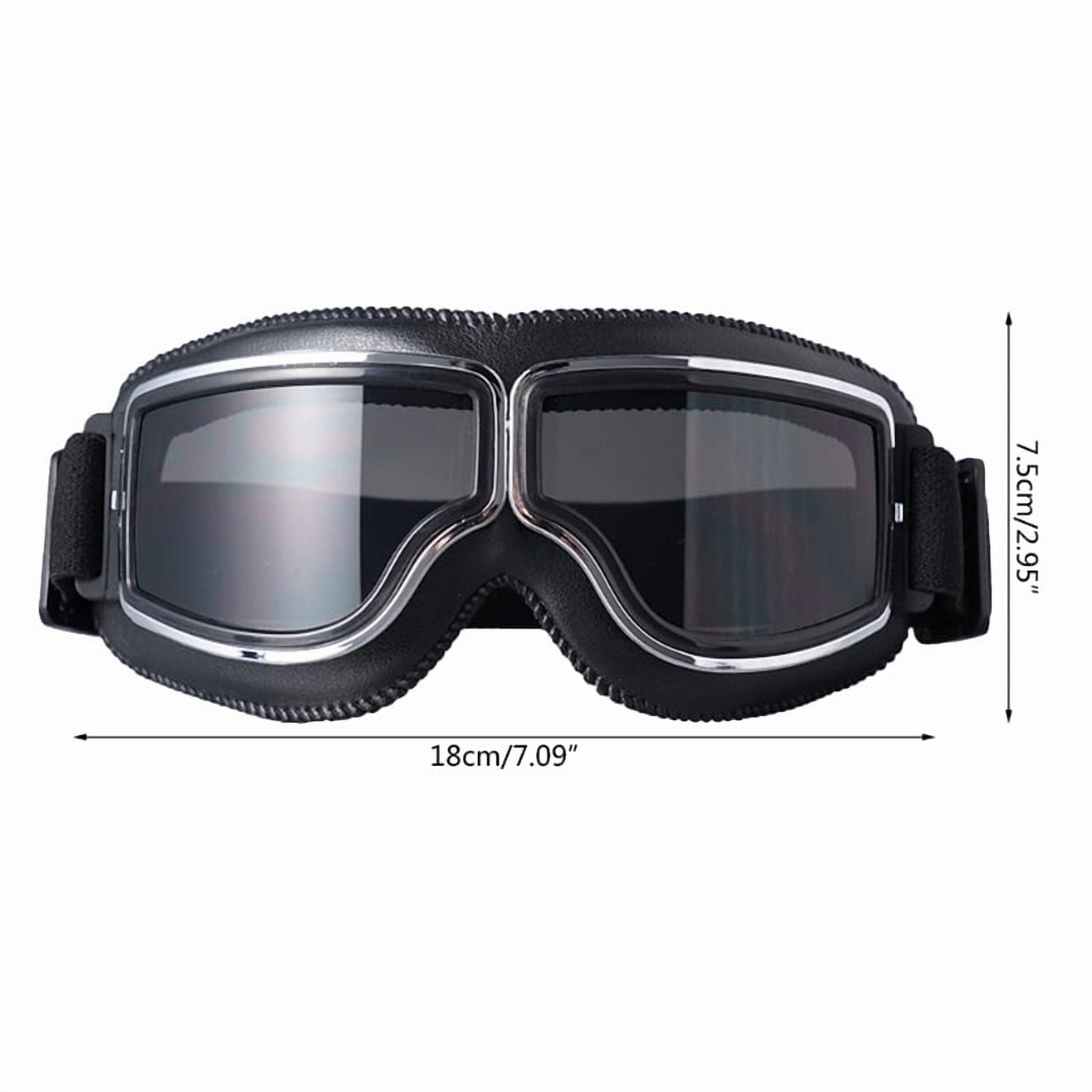 Retro Motorcycle Goggles Glasses Vintage Moto Classic Goggles For Outdoor Sports