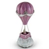 Breath Taking Pink With Silver Accents Couple In Hot Air Balloon Figurine - Under the Sea (The Little Mermaid) - SWISS