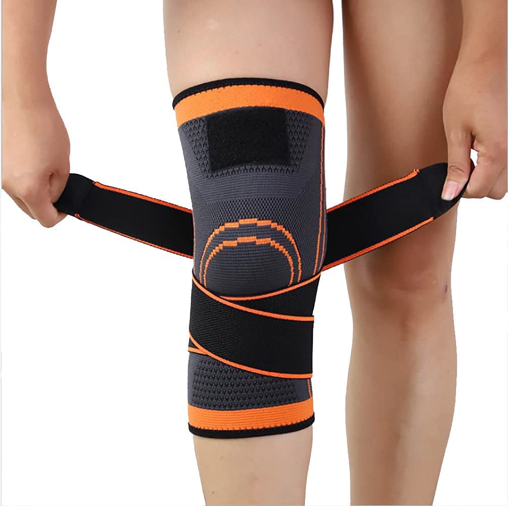 Details about   Knee Support Wraps Brace Compression Sleeve For Joint Pain Arthritis Relief 