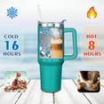 thumbnail image 3 of Teacher Tumbler 40 oz Tumbler with Handle Teacher Travel Coffee Mug Cup Water Bottle Stainless Steel Insulated 40oz Tumblers with Lid and Straw Teacher Gifts for Women, 3 of 6