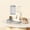 112#Gray, variant on Hamster Feeding and Watering Set 260ml Food Tank 80ml Bottle, Automatic Gravity Dispenser for Small Pets, Spill Proof Easy Clean Combo for Hamster Gerbil Rat Daily Feeding