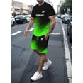 thumbnail image 3 of Conjunto de camiseta con estampado 3D de Bullpadel para hombre, ropa informal de cuello redondo, estilo deportivo simple, moda de verano, 3 of 4