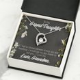 thumbnail image 3 of To My Granddaughter Last Breath Grandma Forever Necklace w Message Card, 3 of 20