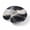 Dark Gray, variant on Neck Pillow, Marble Red Memory Foam U-Shaped Travel Pillow for Airplane Car Train Office Nap, Portable Soft Head Neck Support for Sleeping & Reclining Modern Abstract Gold White Brick Stone Motif