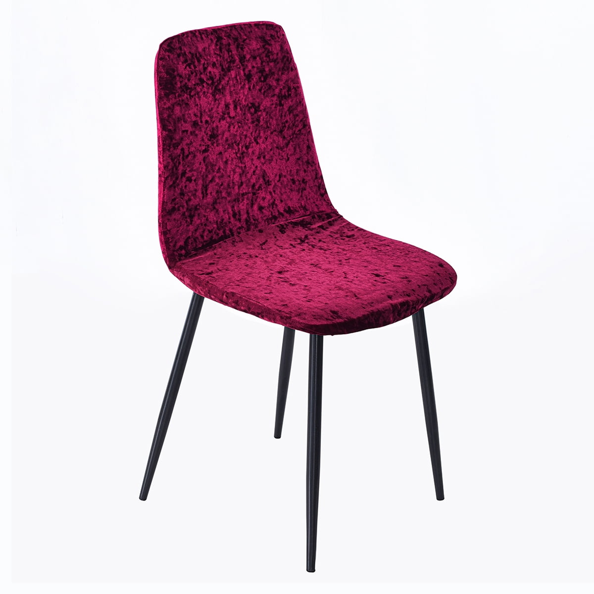 Rosnek Velvet Dining Room Chair Covers Slipcovers Shell Chair for Mid