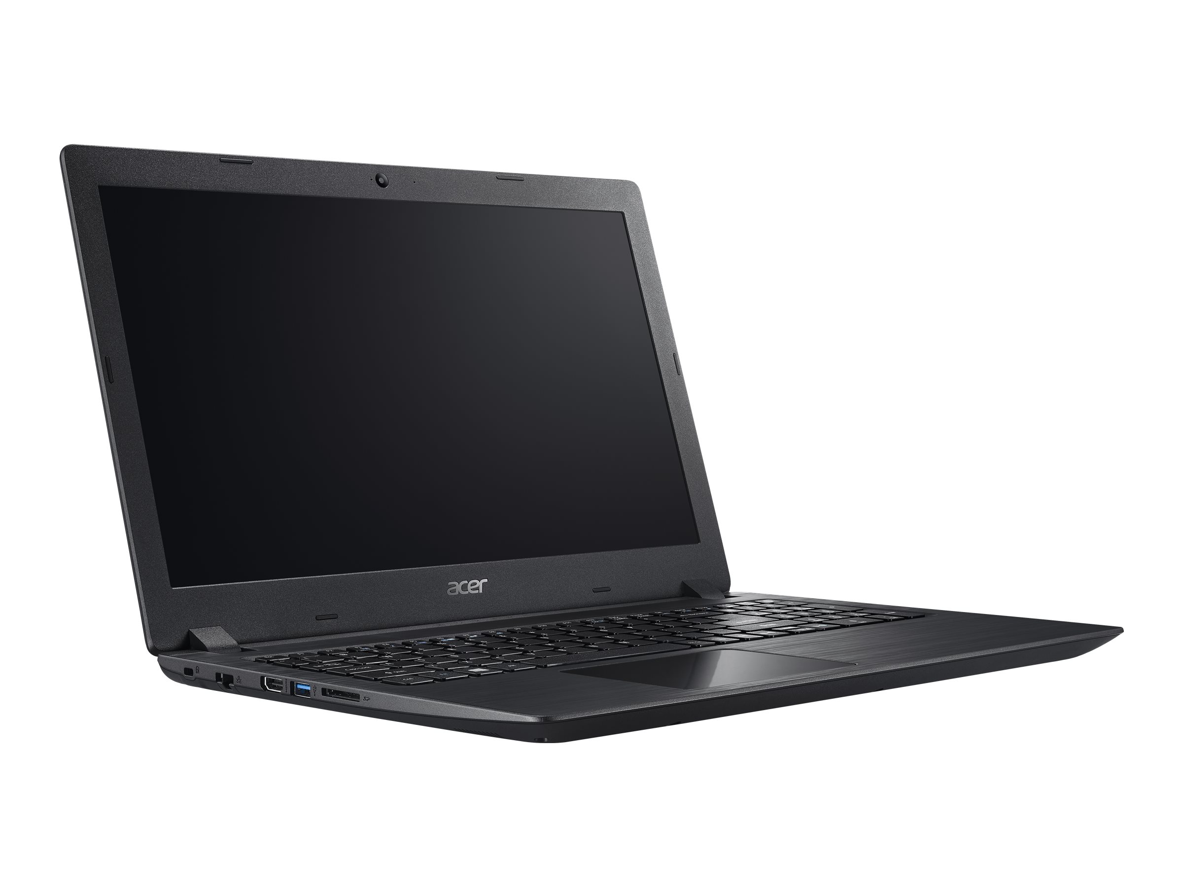 Acer Aspire 3 A315-51-56GT - Intel Core i5 - 7200U / up to 3.1 GHz - Win 10 Home 64-bit - HD Graphics 620 - 4 GB RAM - 1 TB HDD - 15.6" 1366 x 768 (HD) - Wi-Fi 5 - obsidian black - kbd: US Intl - image 4 of 8