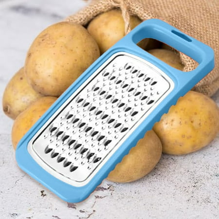 

Cheese Grater Stainless Steel Graters Double Potato Grater Carrot Slicer Vegetable With Handle For Cheese Chocolate And More Stainless Steel Vegetable Holder for Easy Slice
