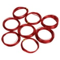 thumbnail image 3 of rollos de alambre de aluminio para manualidades, 0,6 a 3 mm, para manualidades, joyería, color rojo, 3 of 5