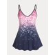 thumbnail image 1 of Tank Top de Talla Extra con Estampado de Estrella y Curvo Talla Extra Rosegal  Camisetas sin mangas de talla grande, 1 of 5