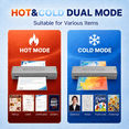 thumbnail image 3 of Blusmart A4 Thermal Laminator Machine 9", Hot & Cold Laminator with 10 Pouches, Fast Warm-Up, Bubble-Free Office Laminating Machine for Documents, 3 of 9
