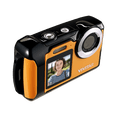 thumbnail image 2 of Vivitar 48MP Waterproof Digital Camera with 4K Video, Dual Screens, Front Selfie Screen, Built-In Memory & microSD Card Slot, Yellow, 2 of 5