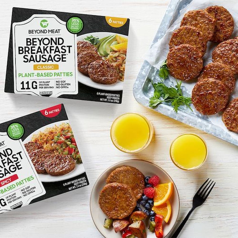 Beyond Meat Plant Based Breakfast Sausage Patties, 7.4 oz (Pack of 12)