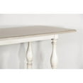 thumbnail image 6 of Pemberly Row Coastal 84" Wood Counter Height Table in Taupe Off White, 6 of 9