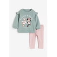thumbnail image 2 of Trajes de manga larga de otoño para niñas de 1 a 6 años, sudadera con estampado de dibujos animados y pantalones, conjunto de dos piezas, trajes con estampado de Minnie, ropa de Disney, 2 of 4