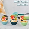 thumbnail image 5 of CAKETIME 24 Pcs Reusable Silicone Baking Cups Set, 2.75'' Standard Size Non-Stick Silicone Cupcake Muffin Liners, 5 of 9