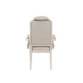 thumbnail image 3 of ACME Wynsor Arm Chair (Set-2) in Fabric & Antique Champagne, 3 of 5