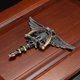 thumbnail image 3 of Antique Door Knocker Zinc Alloy Door Knocker With Eagle Head For Front Door Home Decor Ring Furniture, 3 of 3