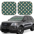 thumbnail image 6 of Kdxio Cute Shiba Print 2-Piece Sun Shade Front Windshield - Foldable Car Front Window Sunshades For Most Sedans Suv Truck, 6 of 6