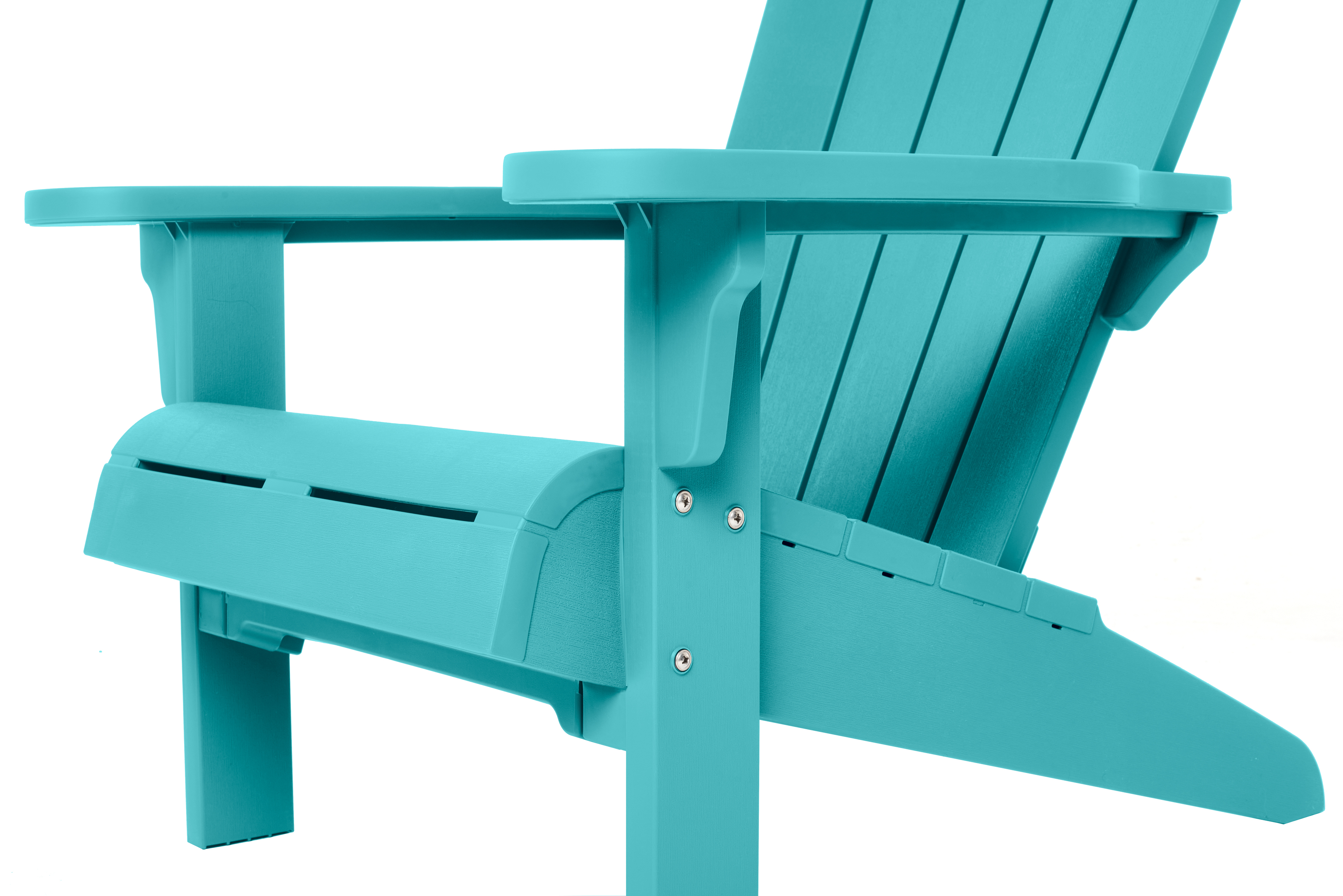 Keter Adirondack Chair, Resin Outdoor Furniture, Teal - image 3 of 7
