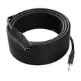 thumbnail image 1 of 1/8 pulgadas macho a xlr cable de audio de micrófono macho de 3.5 mm TRS a xlr con conector macho XLR para teléfono inteligente creación musical , 5m, 1 of 8