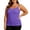 Purple, variant on Tbopshirt Undershirts for Women Plus Size Maternity Shapewear Adjustable Spaghetti Strap Camisole with Built in Padded Bra Adjustable Strap Sleeveless Tank Top