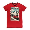 thumbnail image 2 of LazyOne Nightshirts for Women, Truck Designs Sleepshirt, Christmas tree (Take The Long Way, XXL), 2 of 6