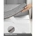 SHIDI Firm Mattress Topper Queen 4 Inch Memory Foam Mattress Topper