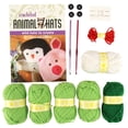 thumbnail image 5 of SpiceBox Adult Art Craft & Hobby Kits Gift Set Crochet Animal Hats, 5 of 6