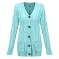 thumbnail image 3 of Vedolay Womens Tops Casual Womens Jackets Casual Long Sleeve Open Front Business Lapel Suit Jackets with Pockets,Light Blue L, 3 of 4