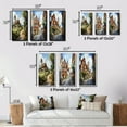 thumbnail image 4 of Designart "Blissful Rural Germany I" Germany Framed Wall Art Set Of 3 - Beige Germany Frame Gallery Wall Set For Home Decor, 4 of 6