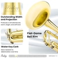 thumbnail image 3 of Trumpet Fesley Bb Standard con boquilla 7C, funda y kit de limpieza, 3 of 8