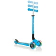 Globber Primo Foldable Scooter With Motion Activated Lights, Sky Blue