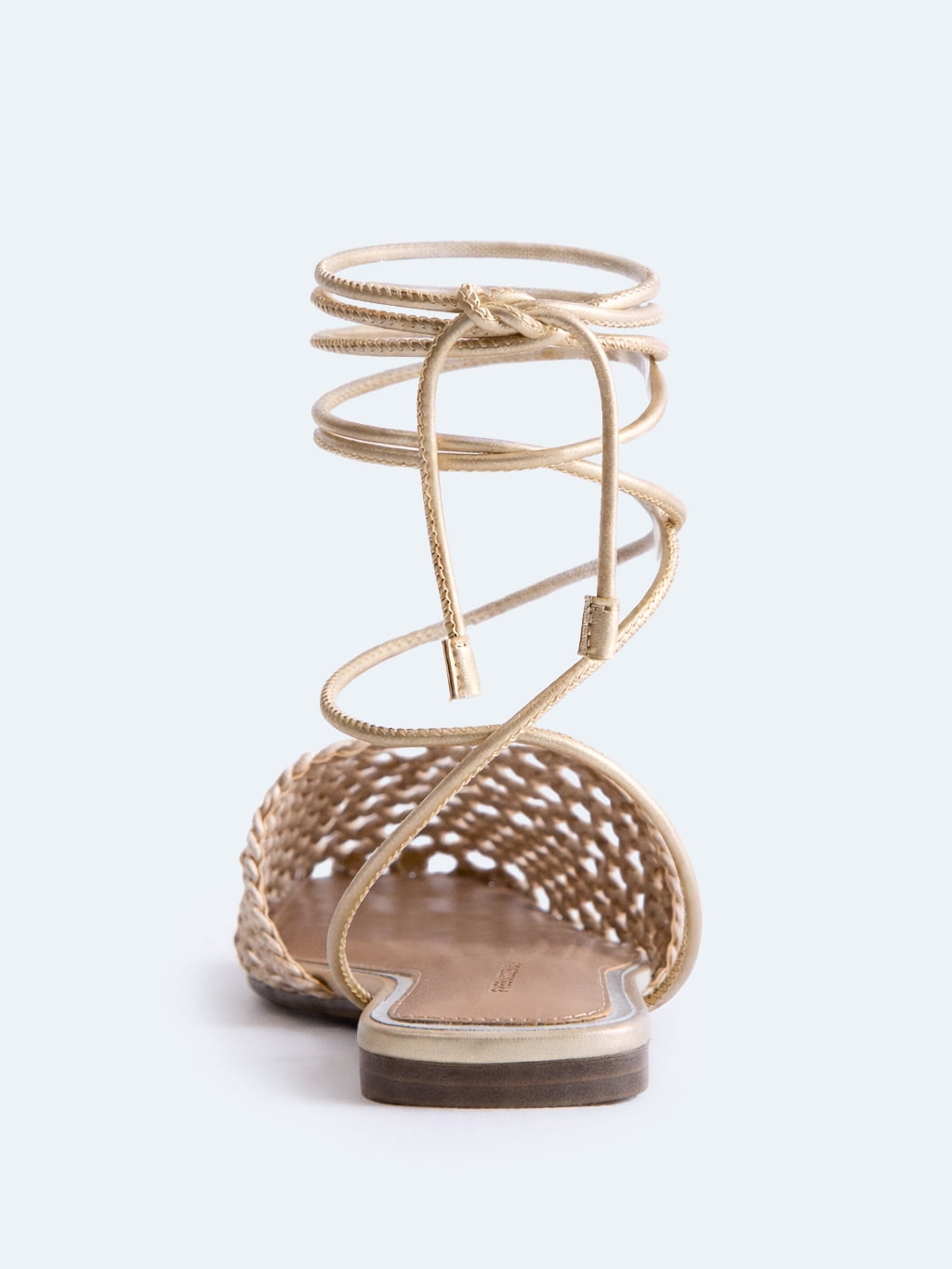 Free Assembly Women's Woven Wrap Slide Flats