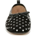 thumbnail image 6 of Sam Edelman Ari Black Suede Gem Slip On Pointed Toe Flexible Ballet Flats (Black Suede, 5), 6 of 6