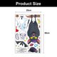 thumbnail image 2 of 1Pc Halloween decoración del hogar pegatina de pared PVC creativo pegatina de dibujos animados ornamento Levamdar BST3140535-1, 2 of 5