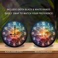 thumbnail image 2 of Bubble Wall Clock 10-Inch Silent Wooden Wall Clock, Battery Operated (AA Batteries Not Included), Artistic Home Decor, 2 of 8