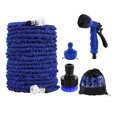 thumbnail image 1 of Household High Pressure Car Wash Water Gun Garden Magic Watering Automatic Retractable Water Hose Nine-Function Water Gun Set Waterproof, Lightweight and Easy to Store (Blue, 7.5m), 1 of 5